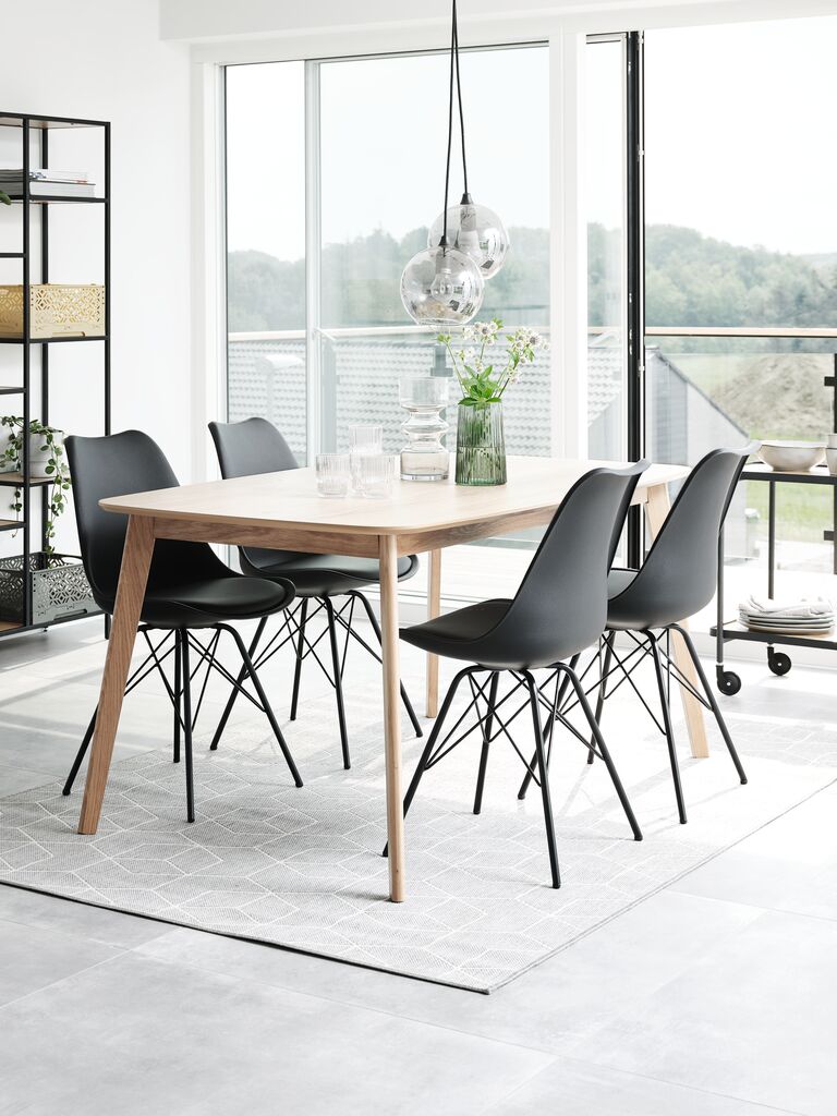 KLARUP Matstol KLARUP svart konstläder/svart