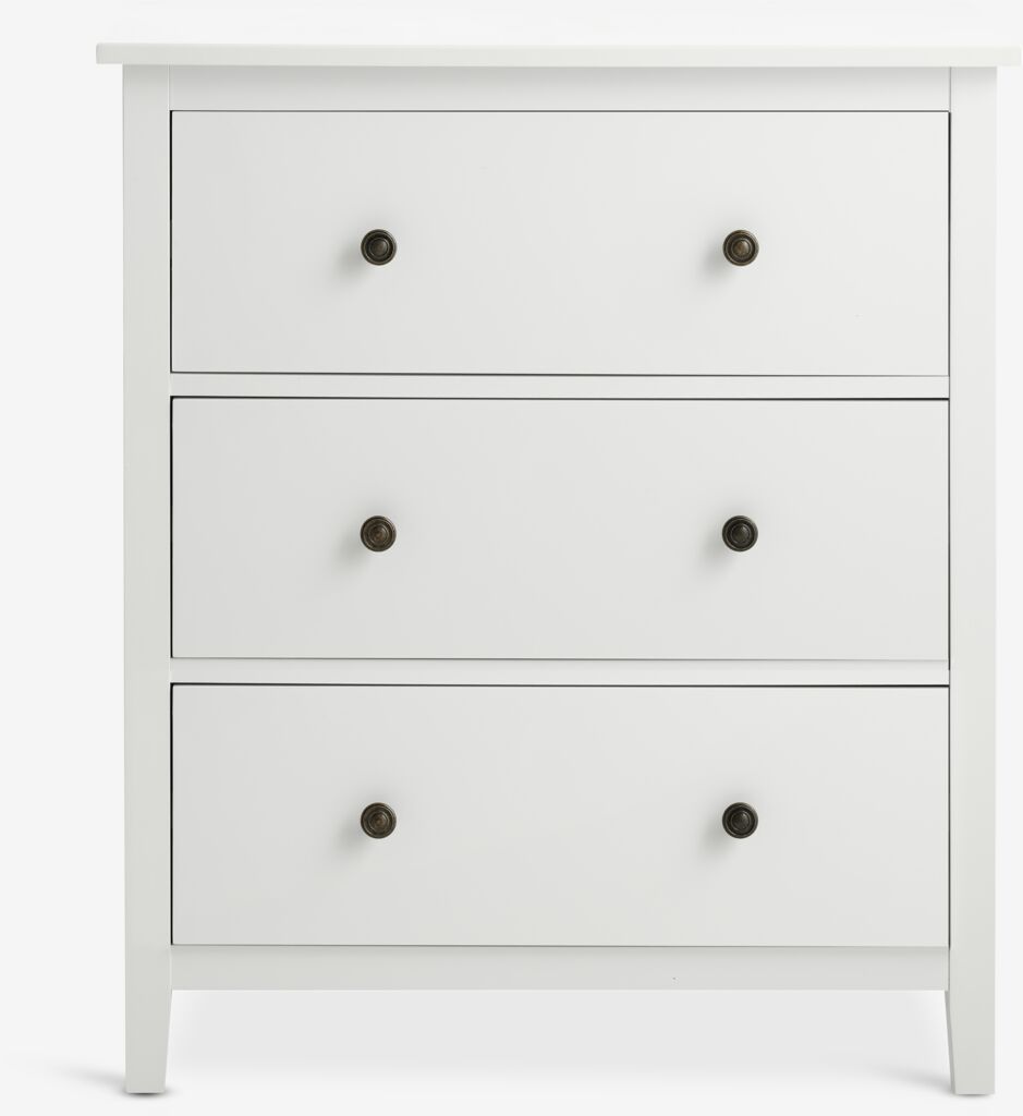 NORDBY Byrå NORDBY 3 lådor vit