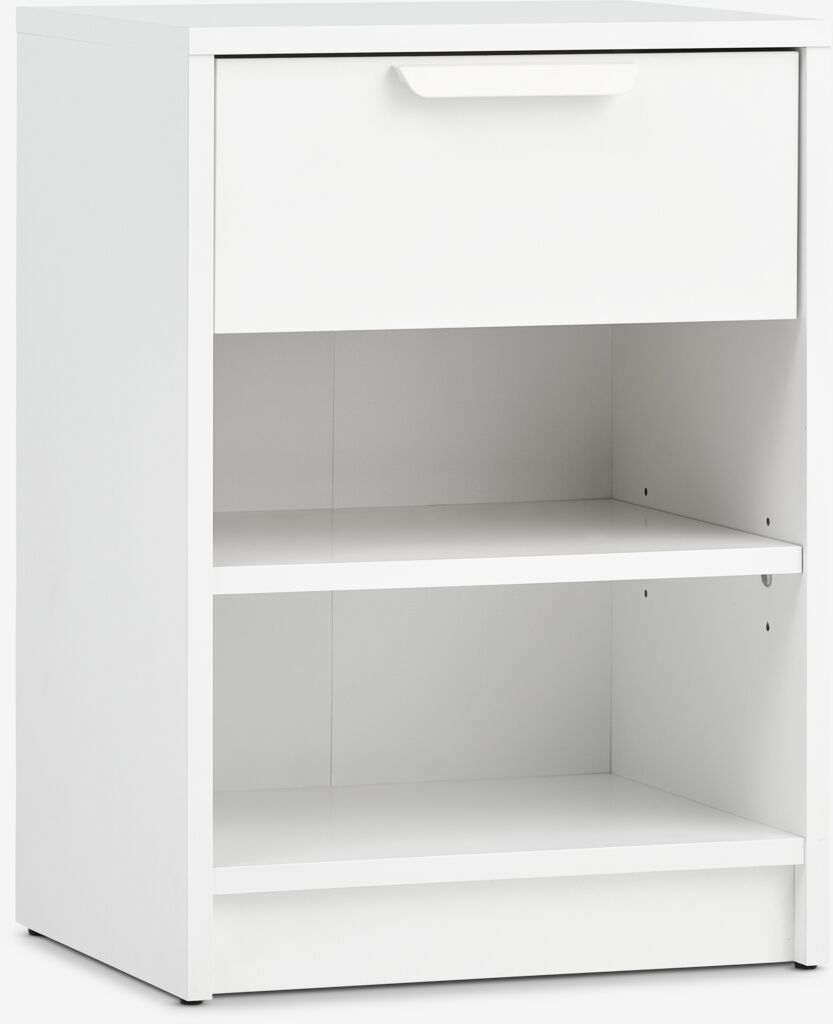 JENSLEV Sängbord JENSLEV 1 låda vit