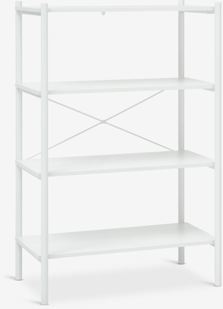 LINDVED Hyllenhet LINDVED 4 hyllor vit