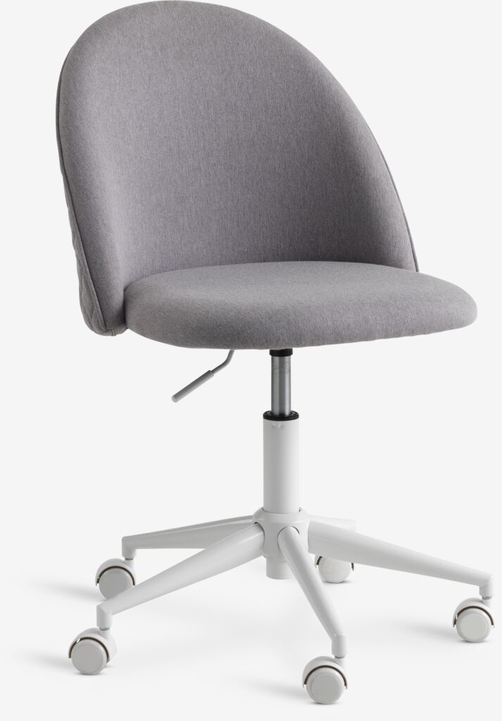 KOKKEDAL Sivbordsstol KOKKEDAL grått tyg/vit