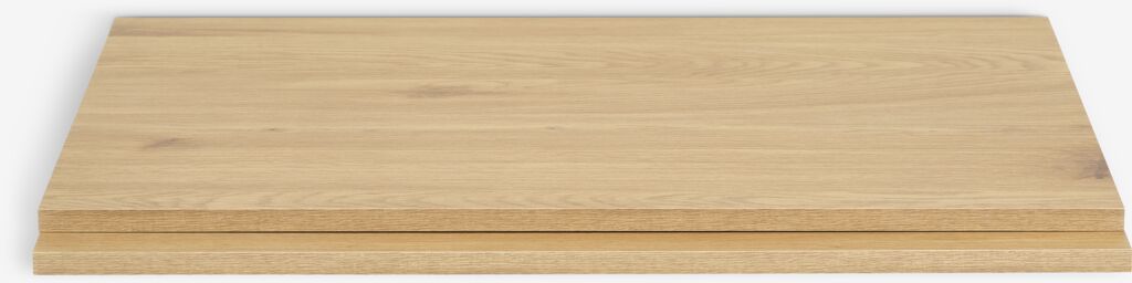 RABERG Hyllor t/RABERG garderob 150 2st/pk varm ekfärgad