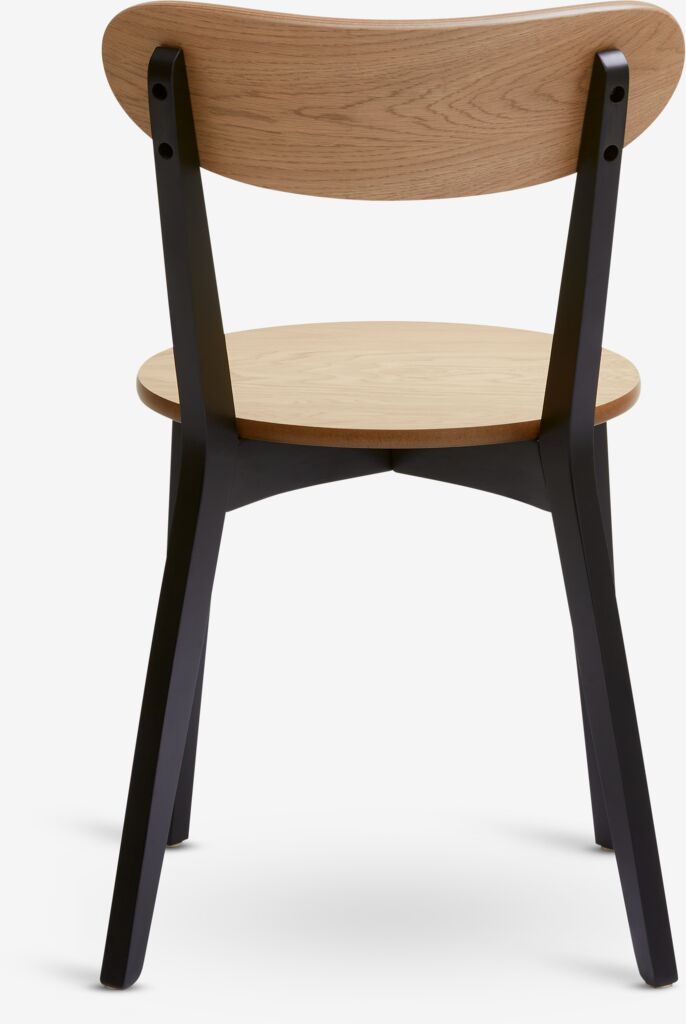 JEGIND Matstol JEGIND natur ek/svart