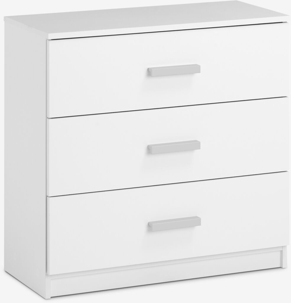 TAPDRUP Byrå TAPDRUP 3 lådor vit