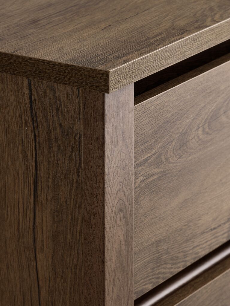 VEDDE Skänk VEDDE 3 dörrar 3 lådor mörk vildekfärgad