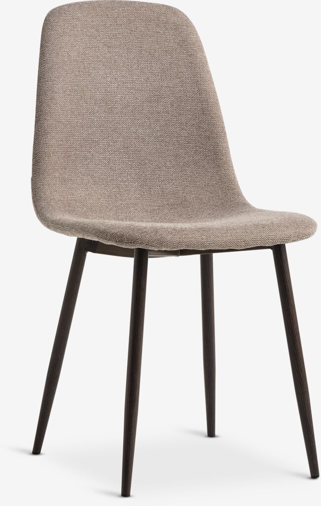 JONSTRUP Matstol JONSTRUP beige tyg/mörk ekfärgad
