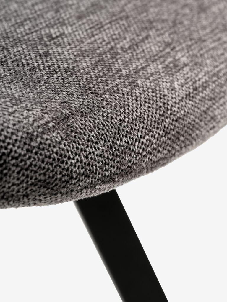 HYGUM Matstol HYGUM vridplatta grå/svart