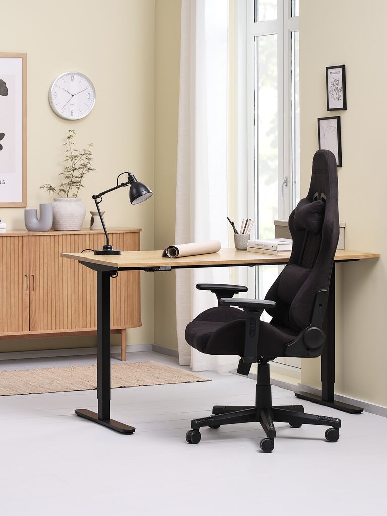 NIBE Gamingstol NIBE svart konstläder/röd