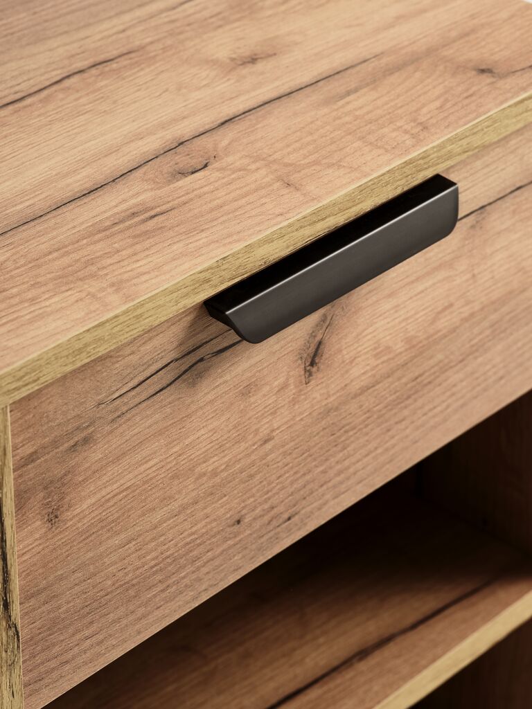 JENSLEV Sängbord JENSLEV 1 låda natur vildekfärgat