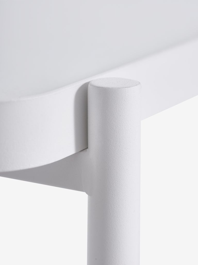 GANGSTED Rullbord GANGSTED 2 hyllor vit