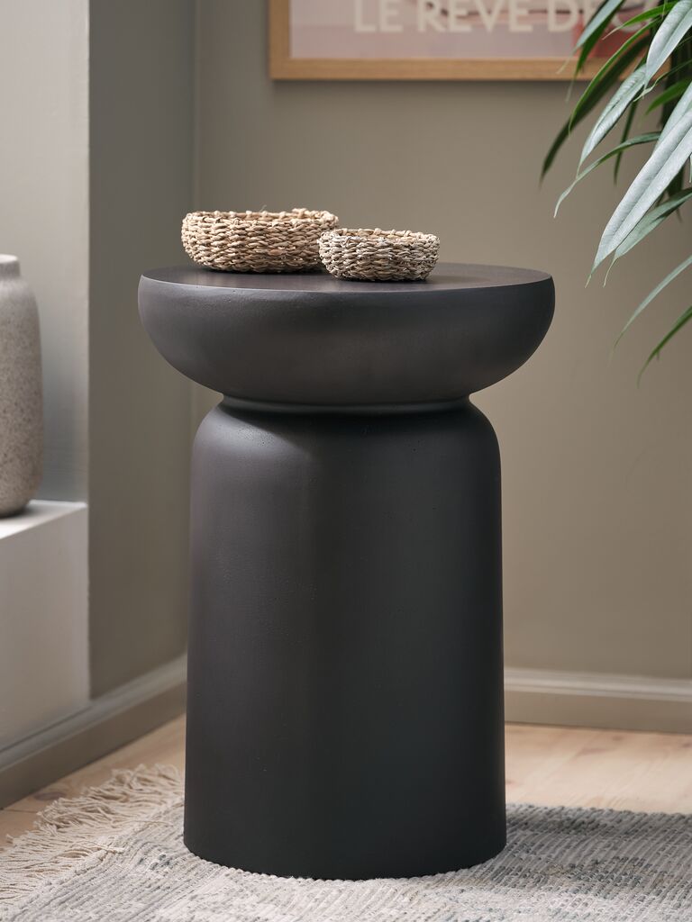 LYDUM Piedestal LYDUM Ø34 mörkbrun fibercement