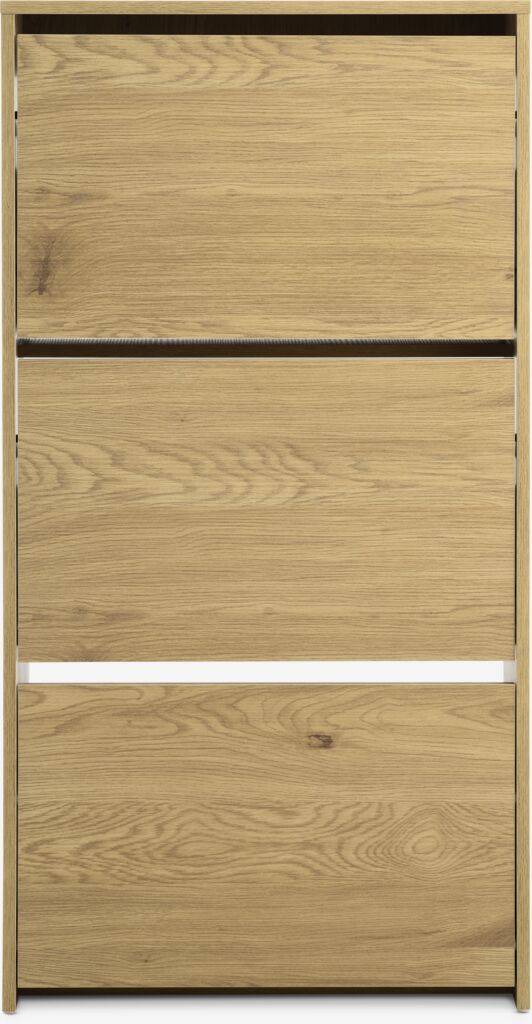 BAKHUSE Skoskåp BAKHUSE 3 fack varm ekfärgat