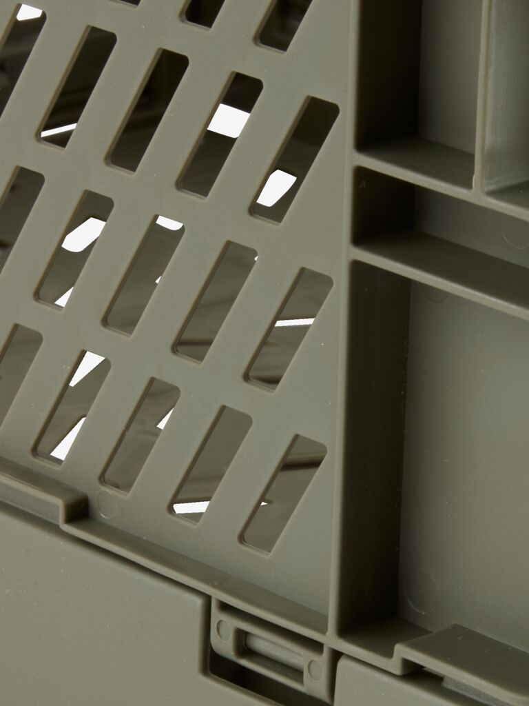 MILAS Korg MILAS B25xL34xH15 hopfällbar olivgrön