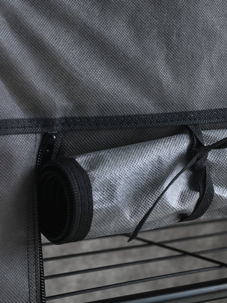 DAMHUS Garderob DAMHUS 149x174 mörkgrå