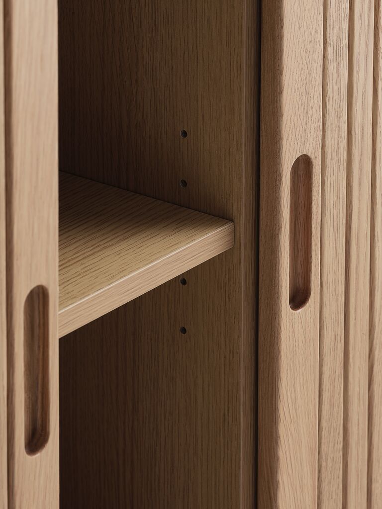 LYNGVIG Skänk LYNGVIG B120 2 jalusidörrar natur ek