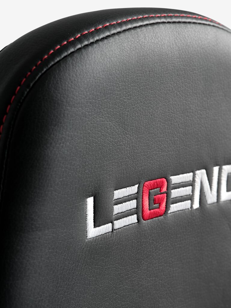 NIBE Gamingstol NIBE svart konstläder/röd