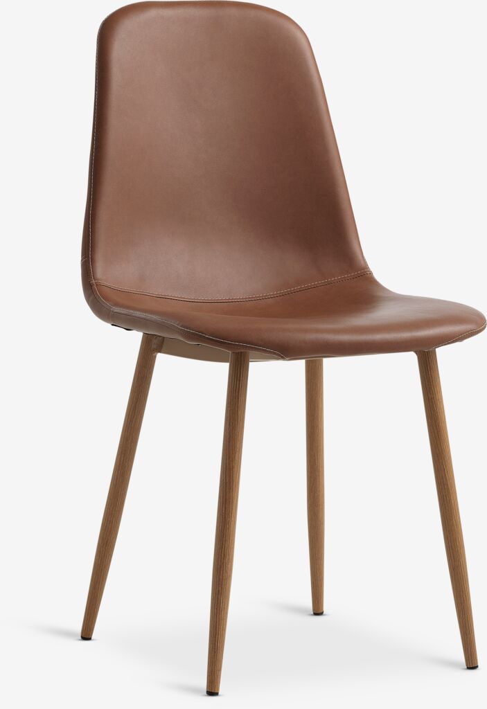 JONSTRUP Matstol JONSTRUP konjak konstläder/natur ek