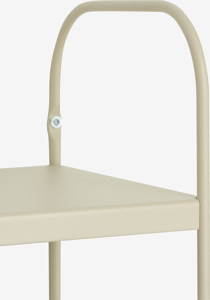 VANDRUP Vägghylla VANDRUP 6 flyttbara hyllor beige