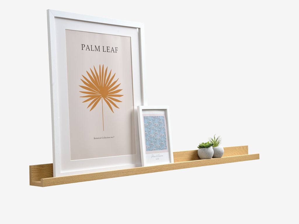 AVNEDE Fotohylla AVNEDE 115x7 natur ekfärgad