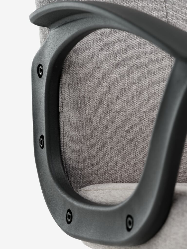 NIMTOFTE Kontorsstol NIMTOFTE grått tyg/svart