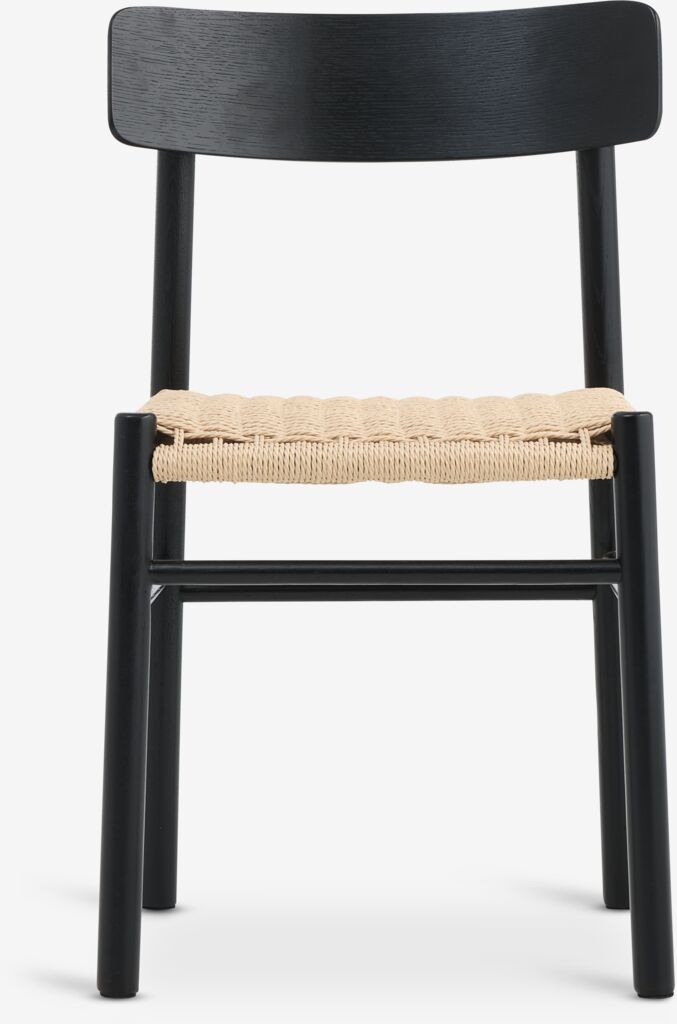 ISLEV Matstol ISLEV svart/natur