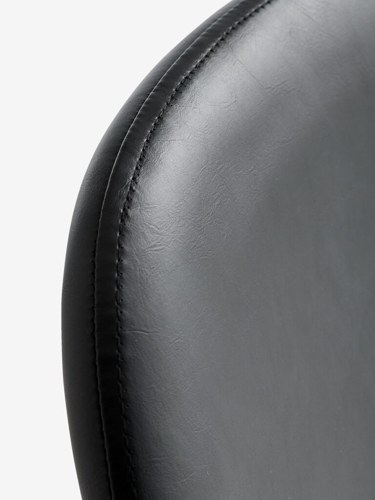 JONSTRUP Matstol JONSTRUP svart konstläder/natur ekfärgad