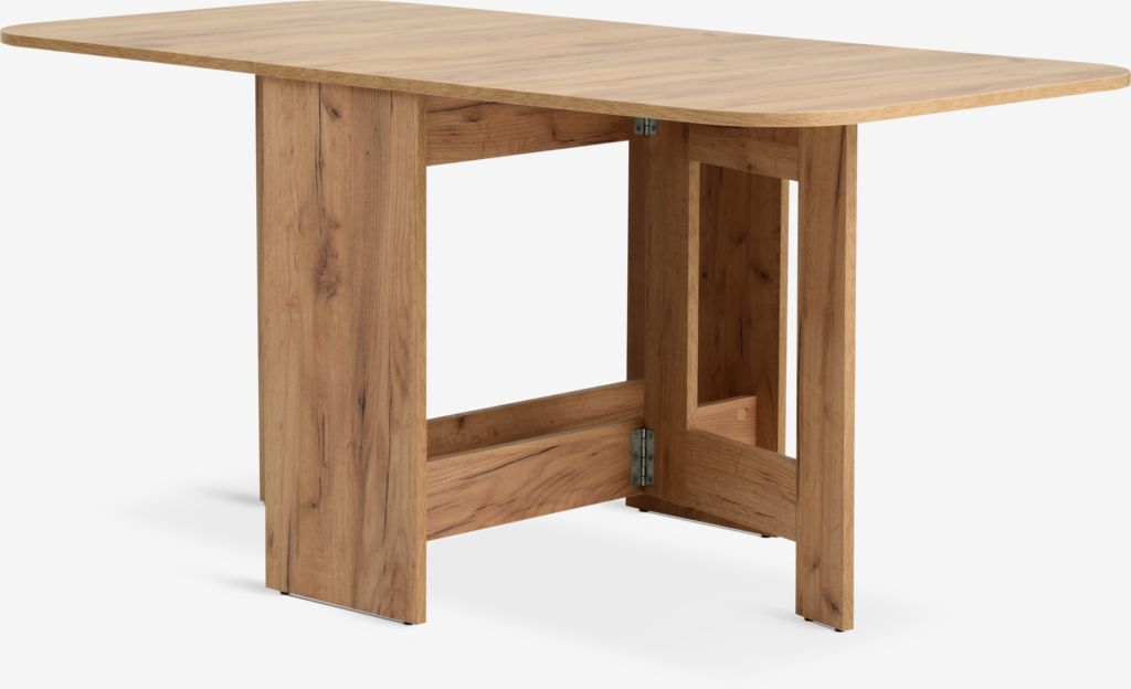 ALLING Matbord ALLING 80x100/163 varm ekfärgat