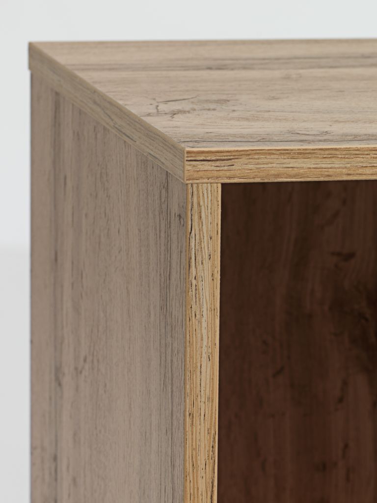 SKALS Bokhylla SKALS 4 fack mörk vildekfärgad