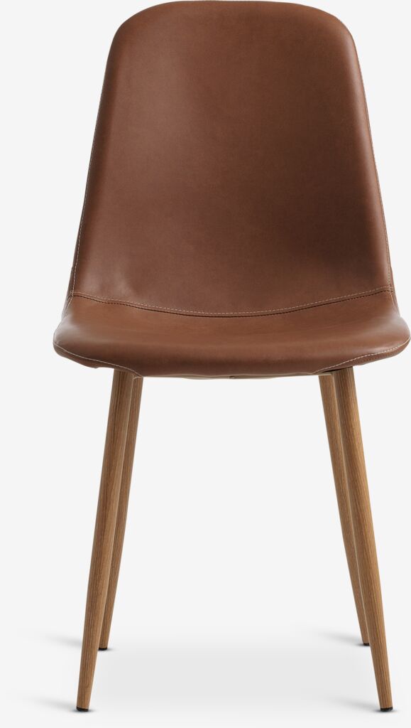 JONSTRUP Matstol JONSTRUP konjak konstläder/natur ek