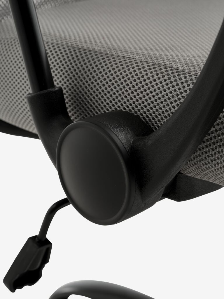 BILLUM Kontorsstol BILLUM grå mesh/svart