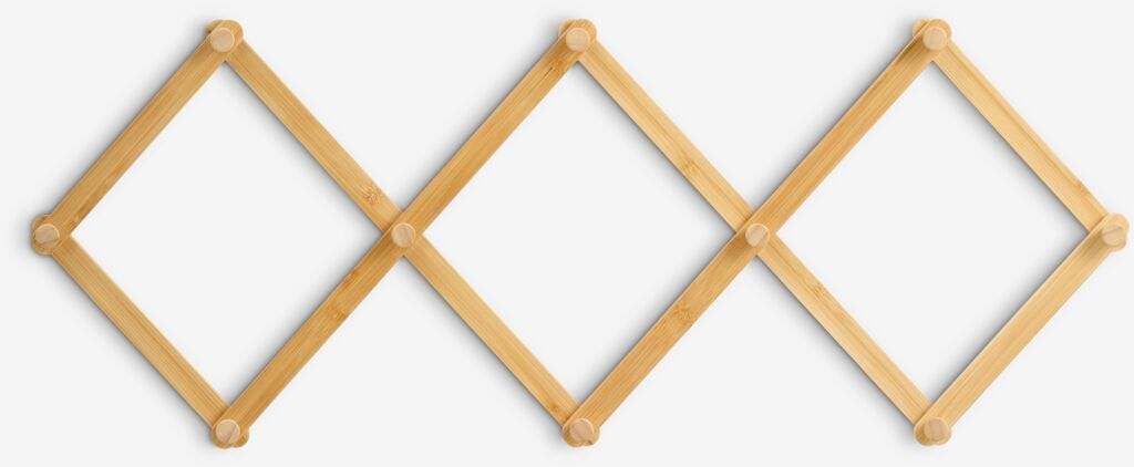 VANDSTED Klädhängare VANDSTED 10 okar bambu