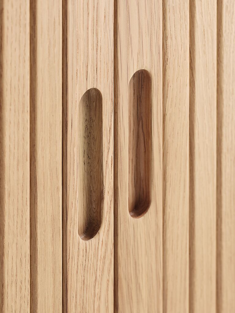 LYNGVIG Skänk LYNGVIG B160 2 jalusidörrar natur ek