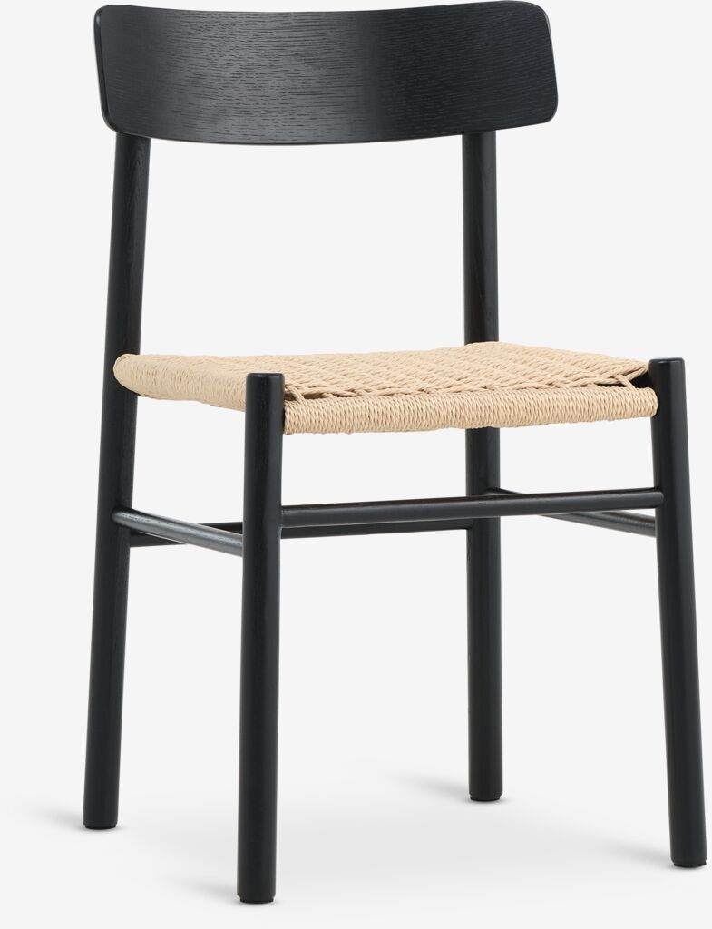 ISLEV Matstol ISLEV svart/natur