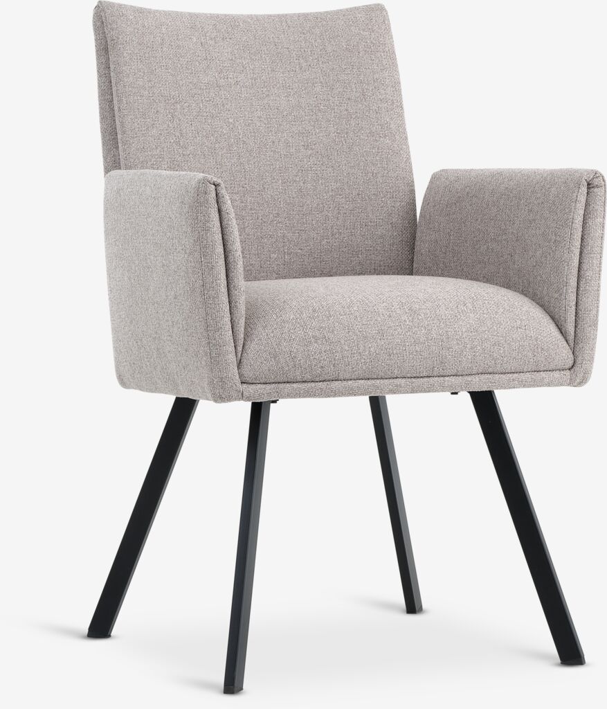 GJESING Matstol GJESING beige tyg/svart