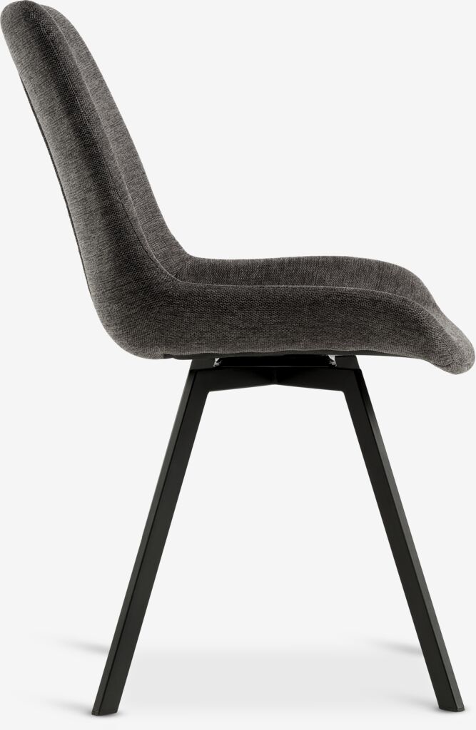 HYGUM Matstol HYGUM vridplatta grå/svart