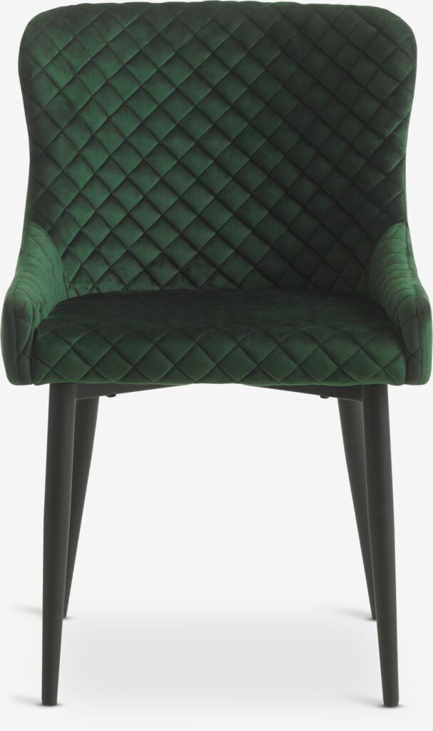 PEBRINGE Matstol PEBRINGE sammet grön/svart