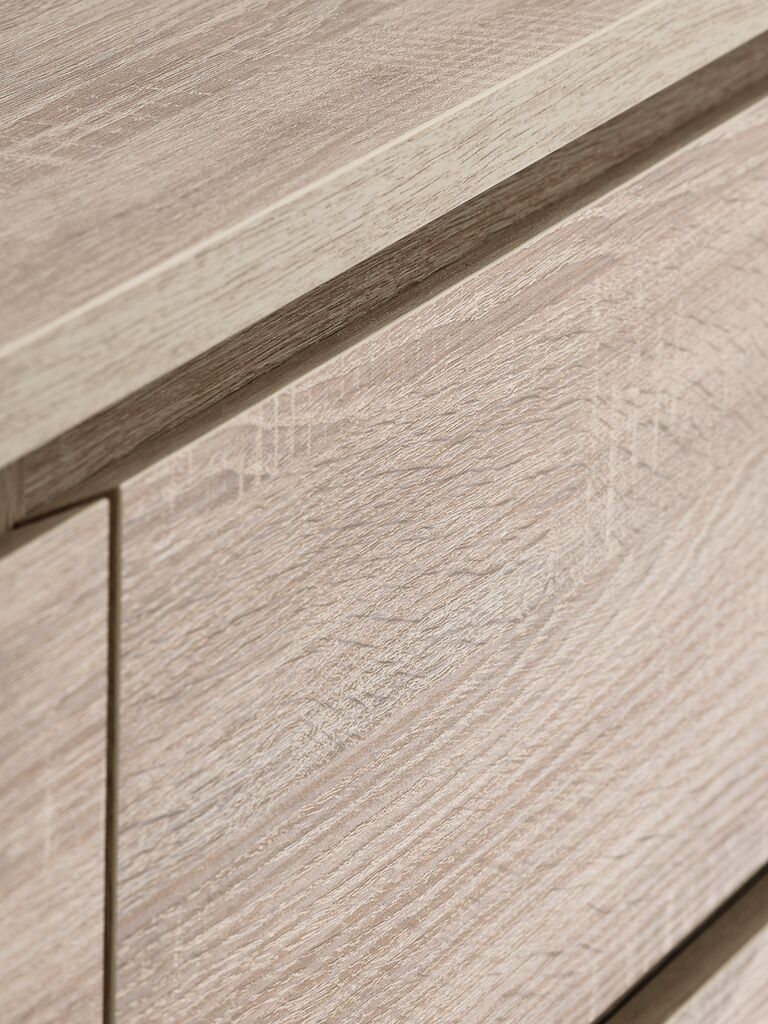 LIMFJORDEN Byrå LIMFJORDEN 3+3 lådor ljus ekfärgad