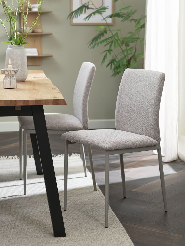 BRANDE Matstol BRANDE beige tyg