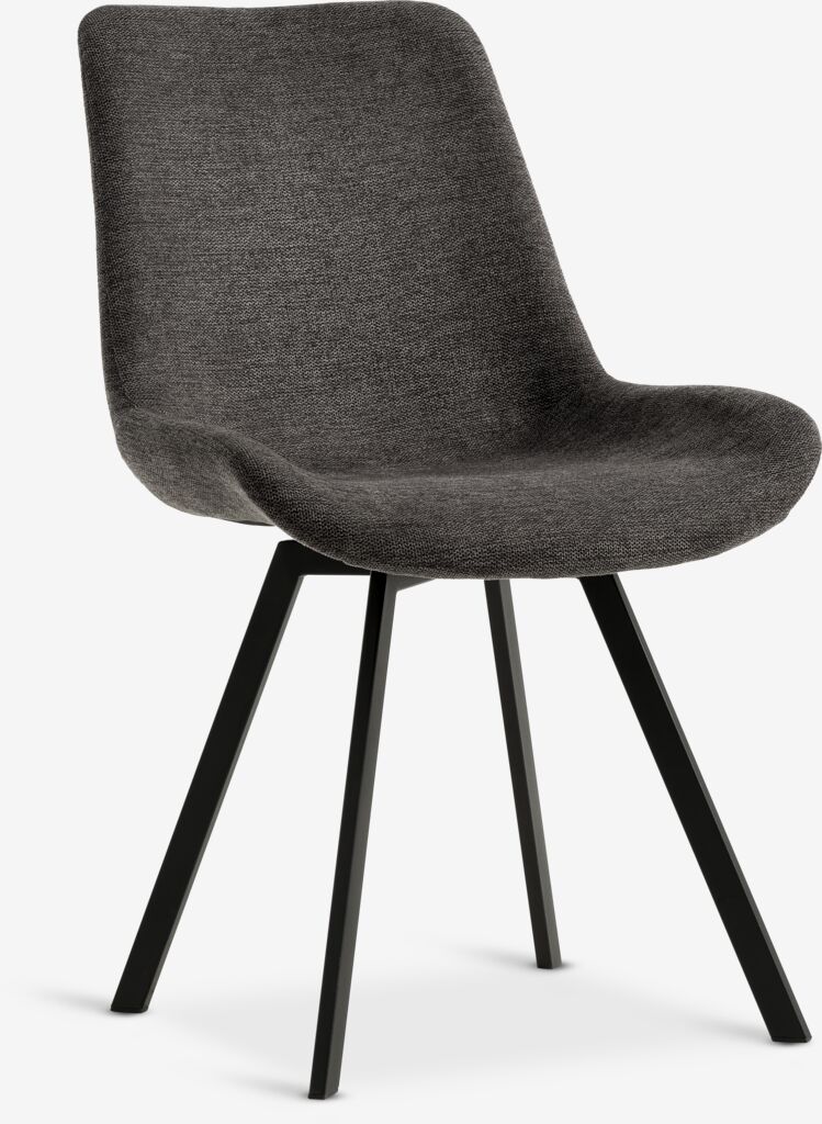 HYGUM Matstol HYGUM vridplatta grå/svart