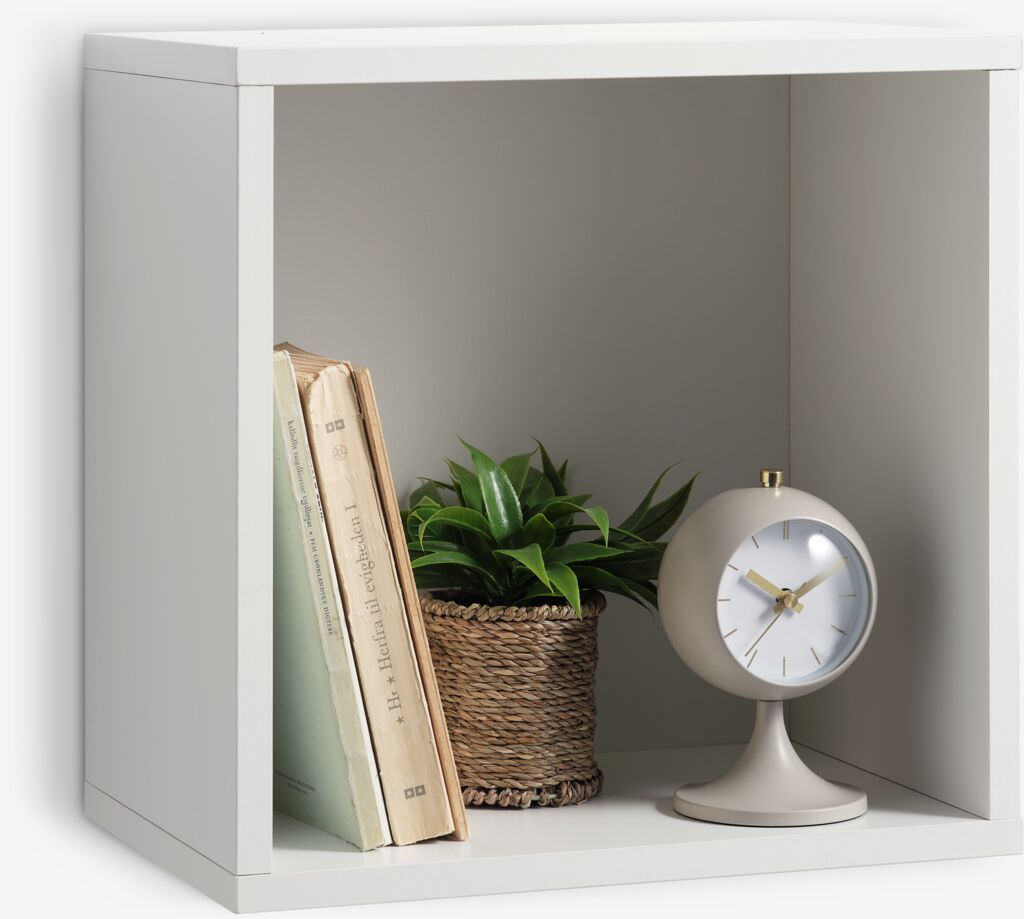 BRED Vägghylla BRED vit