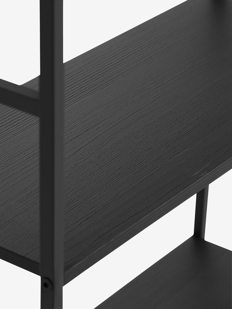 ASTRUP Hyllenhet ASTRUP 4 hyllor svart
