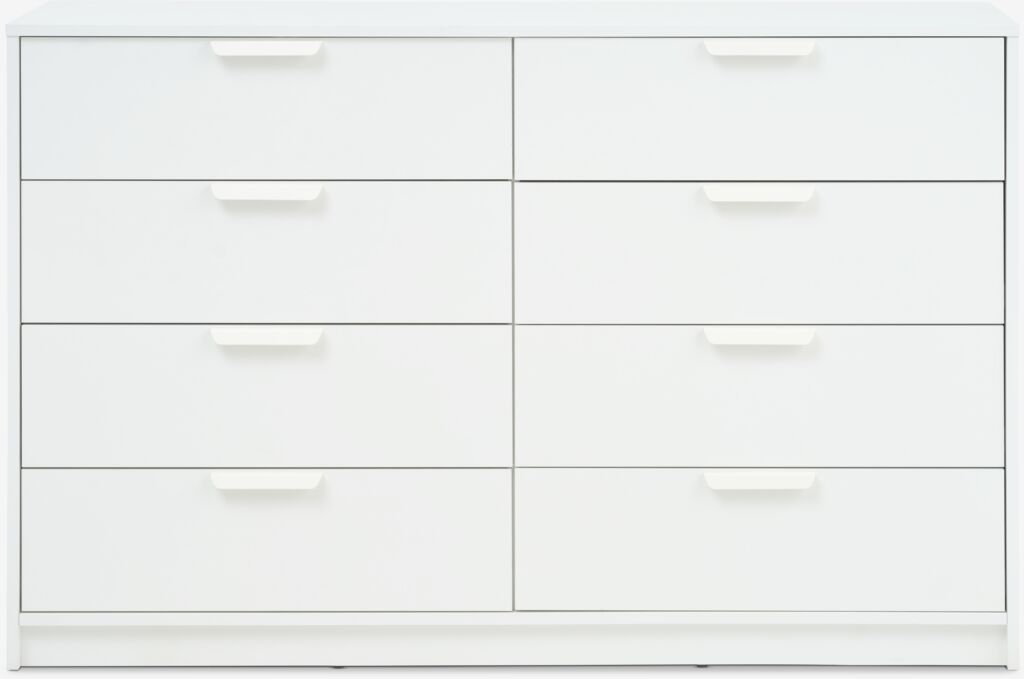 JENSLEV Byrå JENSLEV 4+4 lådor vit