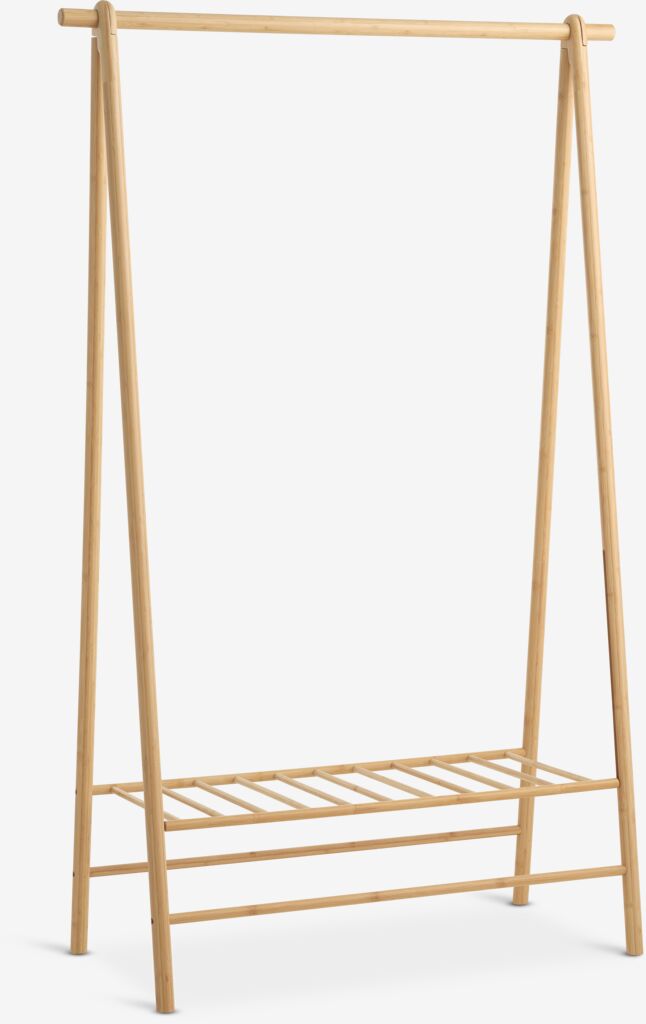 VANDSTED Klädstång VANDSTED 1 hylla bambu