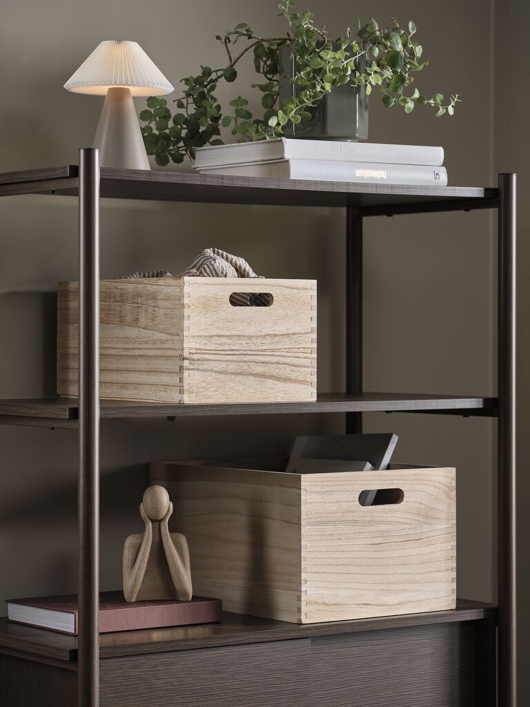 THORMOD Förvaringsbox THORMOD B40xL30xH22cm natur