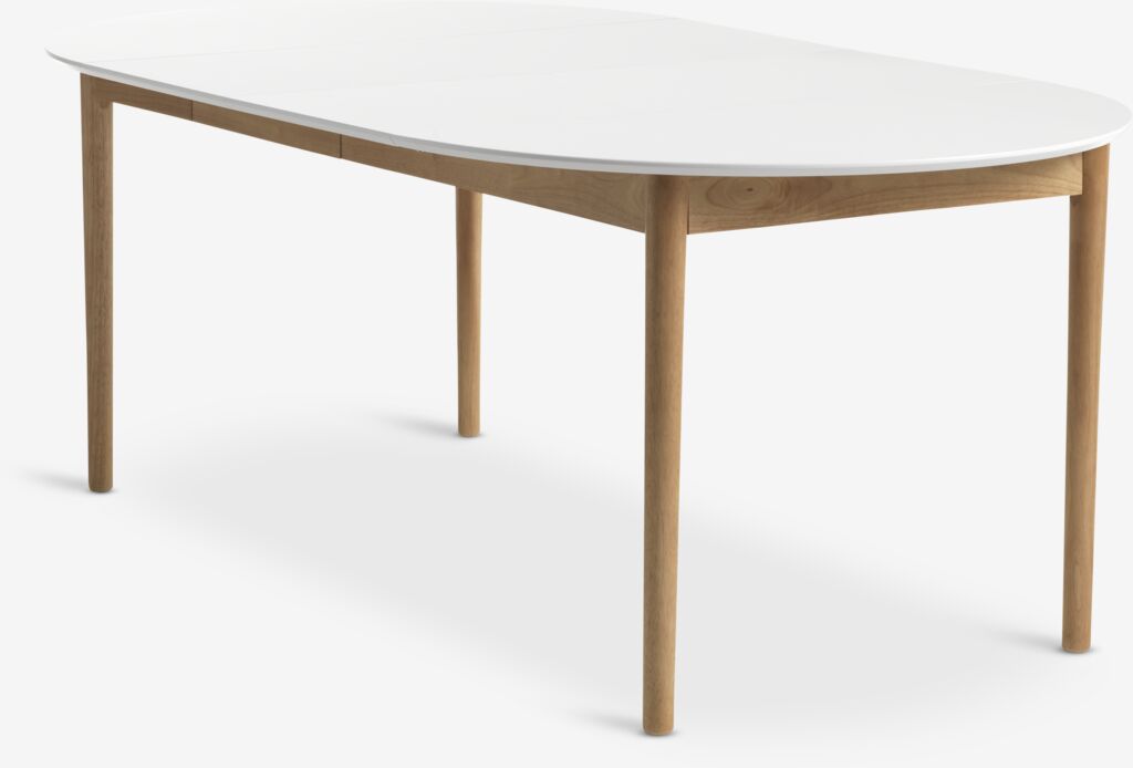 MARSTRAND Matbord MARSTRAND Ø110/L200 vit/natur