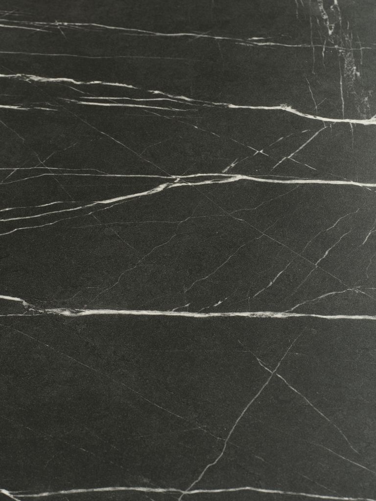 KRONDAL Matbord KRONDAL Ø110 marmorlook svart