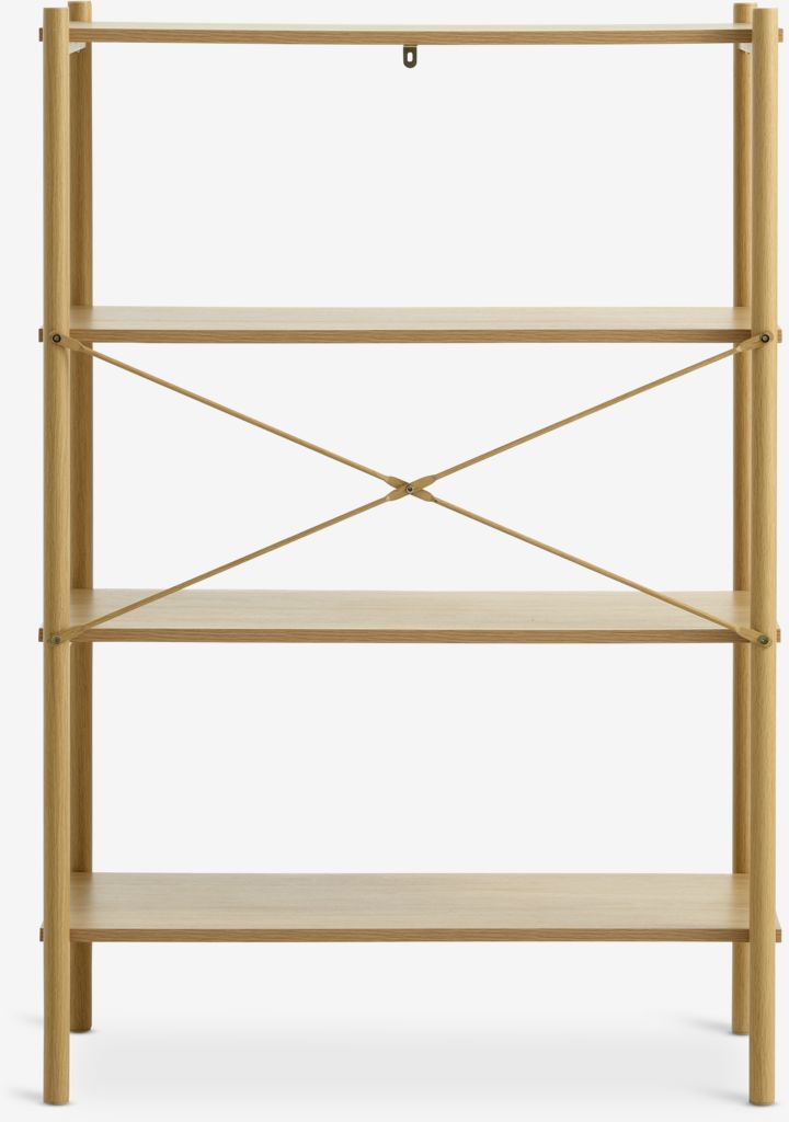 LINDVED Hyllenhet LINDVED 4 hyllor natur ekfärgad
