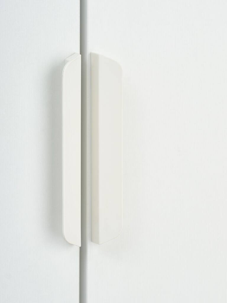 JENSLEV Garderob JENSLEV 144x176 3 dörrar 3 lådor vit