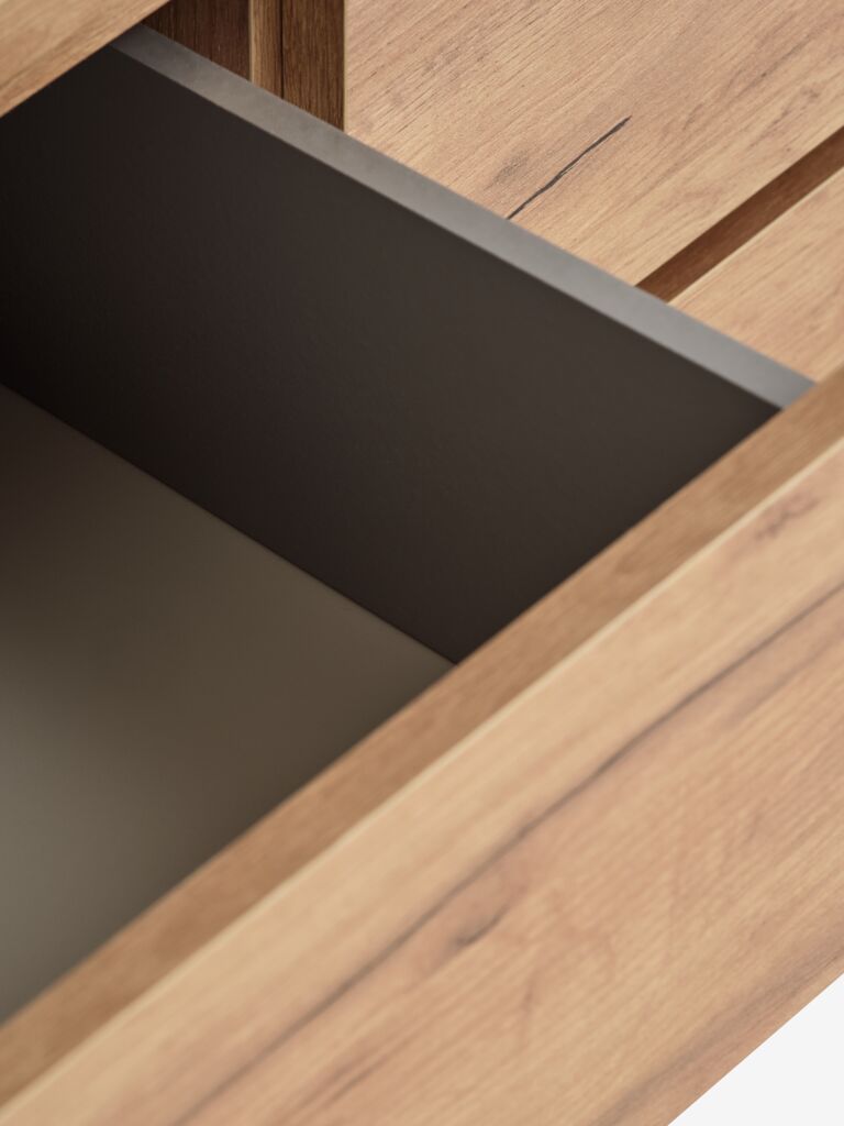 LIMFJORDEN Byrå LIMFJORDEN 3+3 lådor natur vildekfärgad