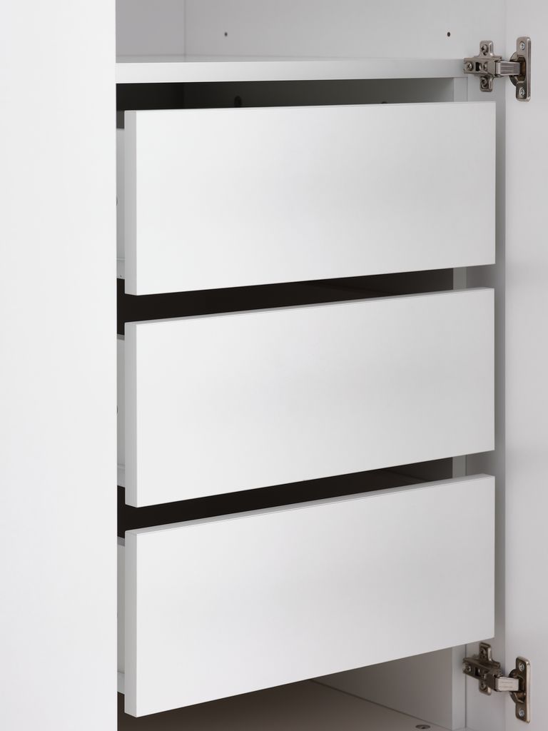 VIBY Insats t/VIBY garderob 3 lådor vit